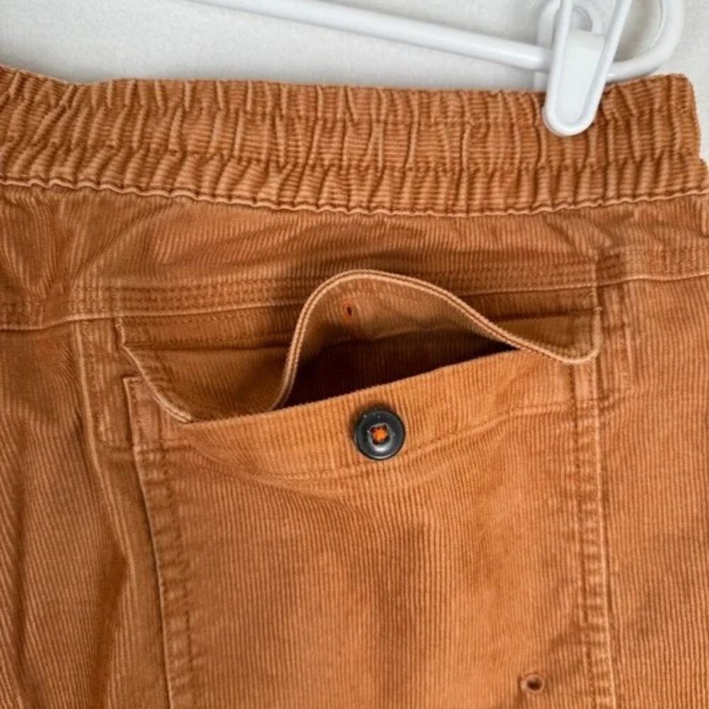 Howler Bros Pressure Drop Cord Shorts Mens 34 Orange Corduroy Stretch Drawstring - Picture 4 of 10